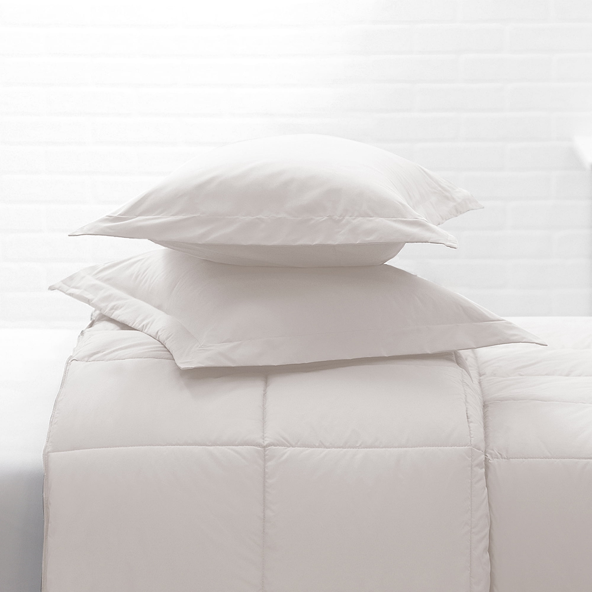 White King Size Soft Touch Microfiber Pillow Shams Set