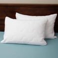 thumbnail image 1 of Cozy Clouds Coolmax Quilted Jumbo Pillow Protector - Set of 2, 1 of 6