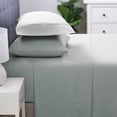 thumbnail image 1 of Cozy Clouds Soft Touch Light Grey Microfiber King Sheet Set, 1 of 4