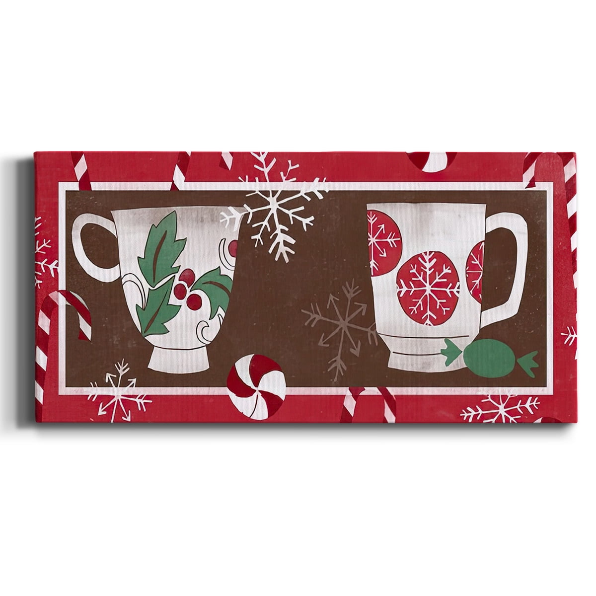 Cozy Cocoa Christmas Collection D- Gallery Wrapped Canvas