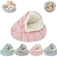 thumbnail image 1 of Cozy Cocoon Dog Bed ,Cat Bed- Medium Size, 20in Pink, 1 of 7