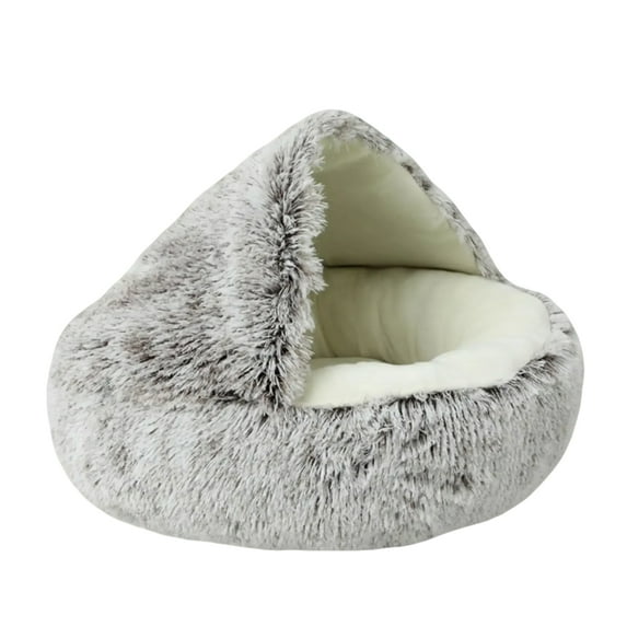 Cozy Cocoon Pet Bed,Cozy Nook Pet Bed for Dogs,Winter Pet Plush Bed, Cozy Cocoon Pet Bed for Dogs,Cozy Nook Dog Bed, Dog Bed Coffee