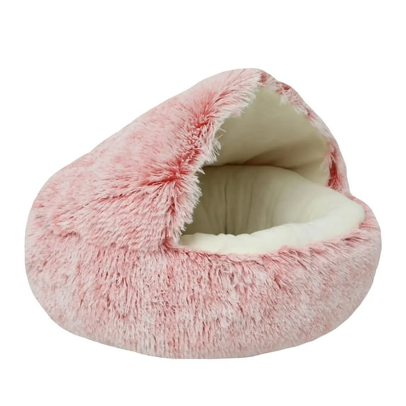 Cozy Cocoon Pet Bed,Cozy Nook Pet Bed for Dogs,Winter Pet Plush Bed, Cozy Cocoon Pet Bed for Dogs,Cozy Nook Dog Bed, Dog Bed Pink