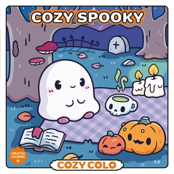 Cozy Coloring Cozy Colo: Cozy Spooky, (Paperback)