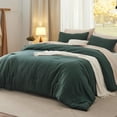 thumbnail image 1 of U by Bedsure 3 Pieces Queen Comforter Bedding Set, Mallard Green Comforter Set for All Seasons, 1 Lightweight Prewashed Comforter and 2 Pillowcases,Queen,Mallard Green, 1 of 7