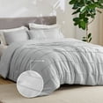 thumbnail image 1 of Cozy Comfort 4 Piece Bed-in-a-Bag,Queen,Gray, 1 of 5