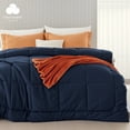 thumbnail image 1 of All Season Down Alternative Comforter Duvet Insert, Machine Washable Quilted Pageant Blue All Season Down Alternative Twin, 68x88 inches, 1 of 5