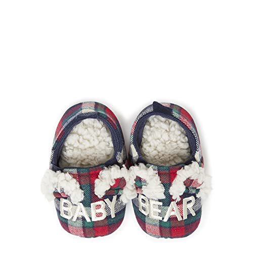Cozy Comfort Baby Bear Closedback Slippers Size 3-4