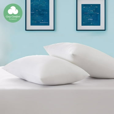 Cozy Comfort Classic Collection Adult Cooling Technology Standard Down Alternative Pillow Set of 2