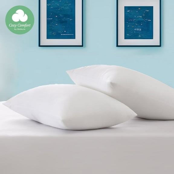 Cozy Comfort Classic Collection Adult Cooling Technology Standard Down Alternative Pillow Set of 2