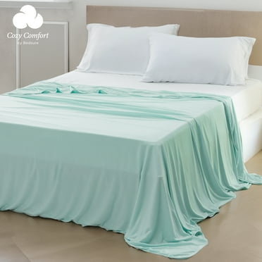 Cozy Comfort Cooling Blanket Throw XL-Green Summer Breathable Blanket with Rayon Derived from Bamboo,Green