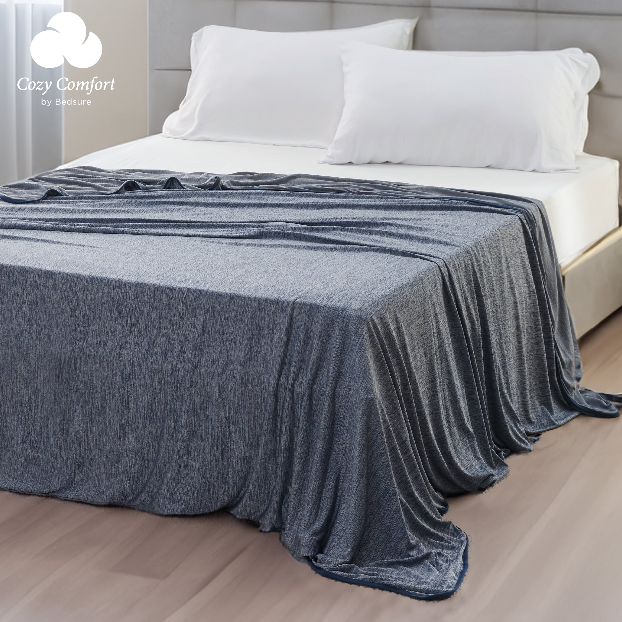 Indigo Blue Indigo Gravity Blanket Indigo Ocean Waves Weighted