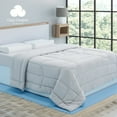 thumbnail image 1 of Cozy Comfort Gray Twin-XL Comforter All Season, Double-Sided Design Soft Fluffy Blanket for Hot Sleepers and Night Sweats, 68x92 inches, 1 of 6