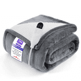 thumbnail image 1 of U by Bedsure Heated Blanket Electric Blanket, Soft Flannel Electric Throw, with 4 Time Settings, 6 Heat Settings, and 3 hrs Timer Auto Shut Off, 50x60 inches, Grey, 1 of 7