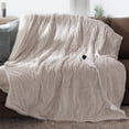 thumbnail image 1 of Cozy Comfort Heated Blanket Electric Twin - Soft Ribbed Flannel, Fast Heating Electric Blanket with 6 Heating Levels & 10 Time Settings, 8 Hours Auto-Off (62x84 inches, Cream), 1 of 7