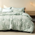 thumbnail image 1 of U by Bedsure King Comforter Set - 7 Pieces Sage Green Floral Bedding Sets King Bed in a Bag with Botanical Flowers Comforter, Sheets, Pillowcases & Shams (King, Sage Green), 1 of 7