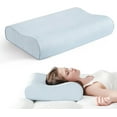 thumbnail image 1 of Cozy Comfort Memory Foam Pillows - Cooling Neck Cervical for Pain Relief, Odorless Ergonomic Adjustable Orthopedic Bed Pillow for Side,Back&Stomach Sleepers, 1 of 8