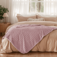 thumbnail image 1 of U by Bedsure Pale Mauve Fleece Throw Blanket for Couch - Super Soft Cozy Blankets for Women, Girls, 50x60 inches, 1 of 6