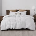 thumbnail image 1 of U by Bedsure Queen White polyester microfiber material Duvet Covers 3 Pieces, 1 Duvet Cover and 2 Pillow Shams, 1 of 7