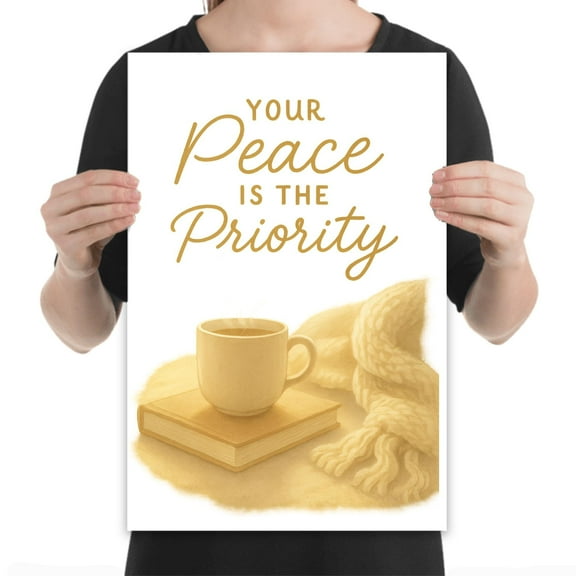 Cozy Comfort Quote Sign - Home Lovers - 13x19 Poster Print - Calming Decor