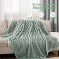 thumbnail image 1 of U by Bedsure Sage Green Fleece Twin Blanket for Couch - Super Soft Cozy Blankets for Women, Girls, 60x80 inches, 1 of 7