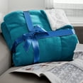 thumbnail image 1 of U by Bedsure Sherpa Fleece King Size Teal - Thick and Warm, Soft and Fuzzy Blanket,108x90 inches, 1 of 6