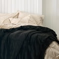 thumbnail image 1 of U by Bedsure Sherpa Fleece Queen Blankets Black - Thick Warm Blankets for Bed, Soft Blanket,90x90 inches, 1 of 7