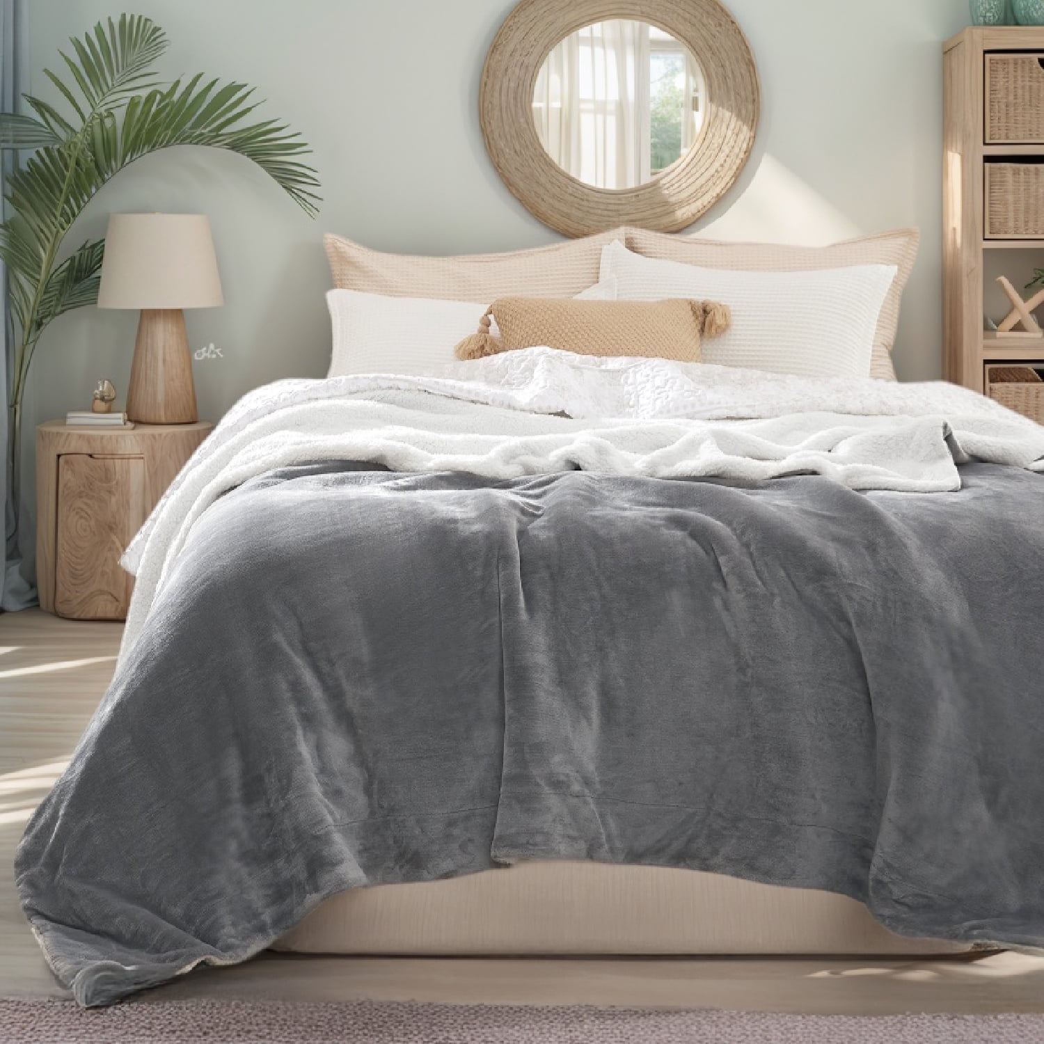 Bedsure Sherpa Fleece Queen Size Blanket Thick, Nigeria Ubuy