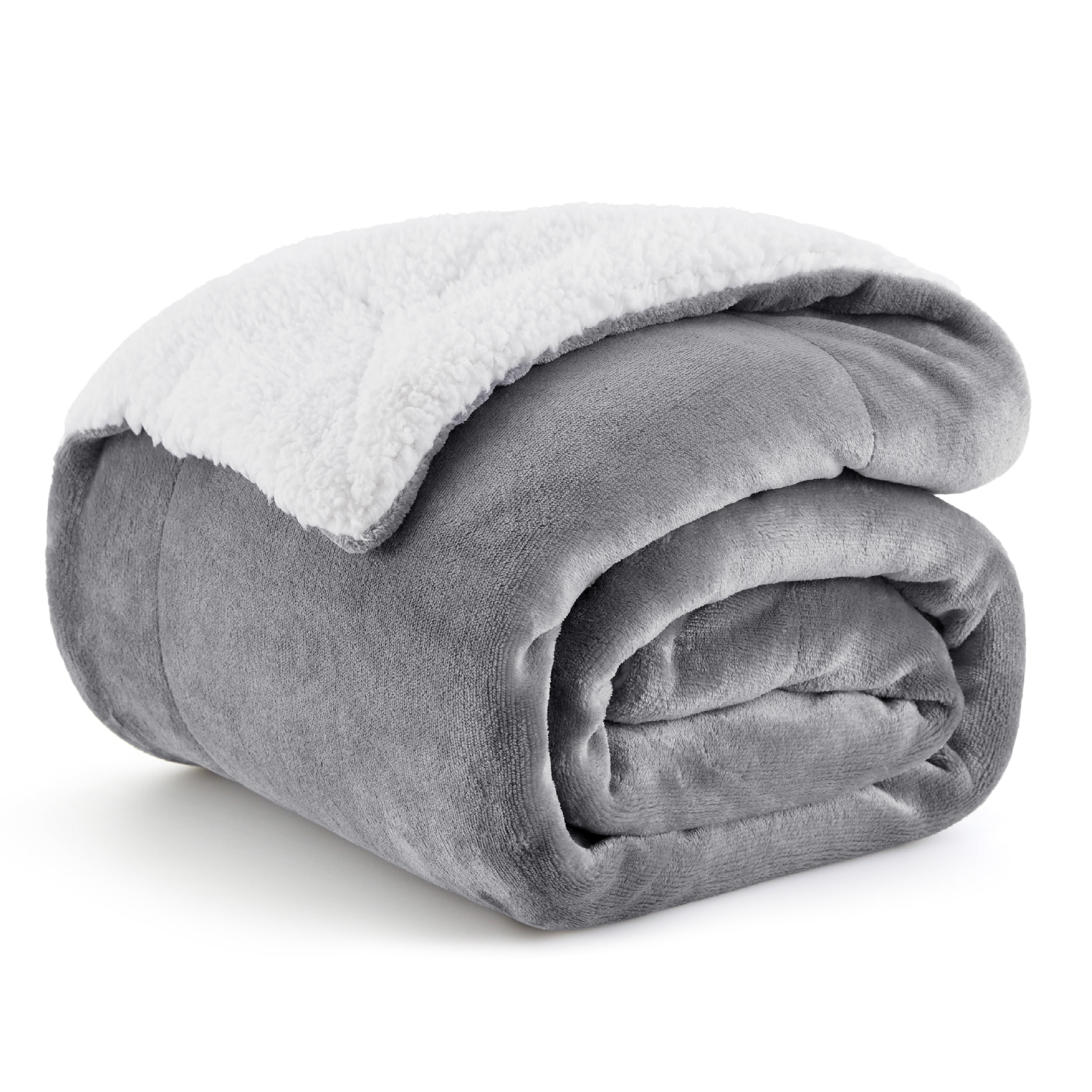 Cozy Sherpa Fleece Throw Blanket for Couch Thick, Kuwait Ubuy