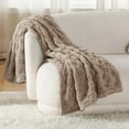 thumbnail image 1 of Cozy Comfort Taupe Fleece Throw Blanket for Couch - Super Soft Cozy Blankets for Women, Girls, 50x60 Inches, 1 of 7