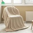 thumbnail image 1 of Cozy Comfort Throw Blanket for Couch - Super Soft Cozy, Natural, 50x60 inches, 1 of 6