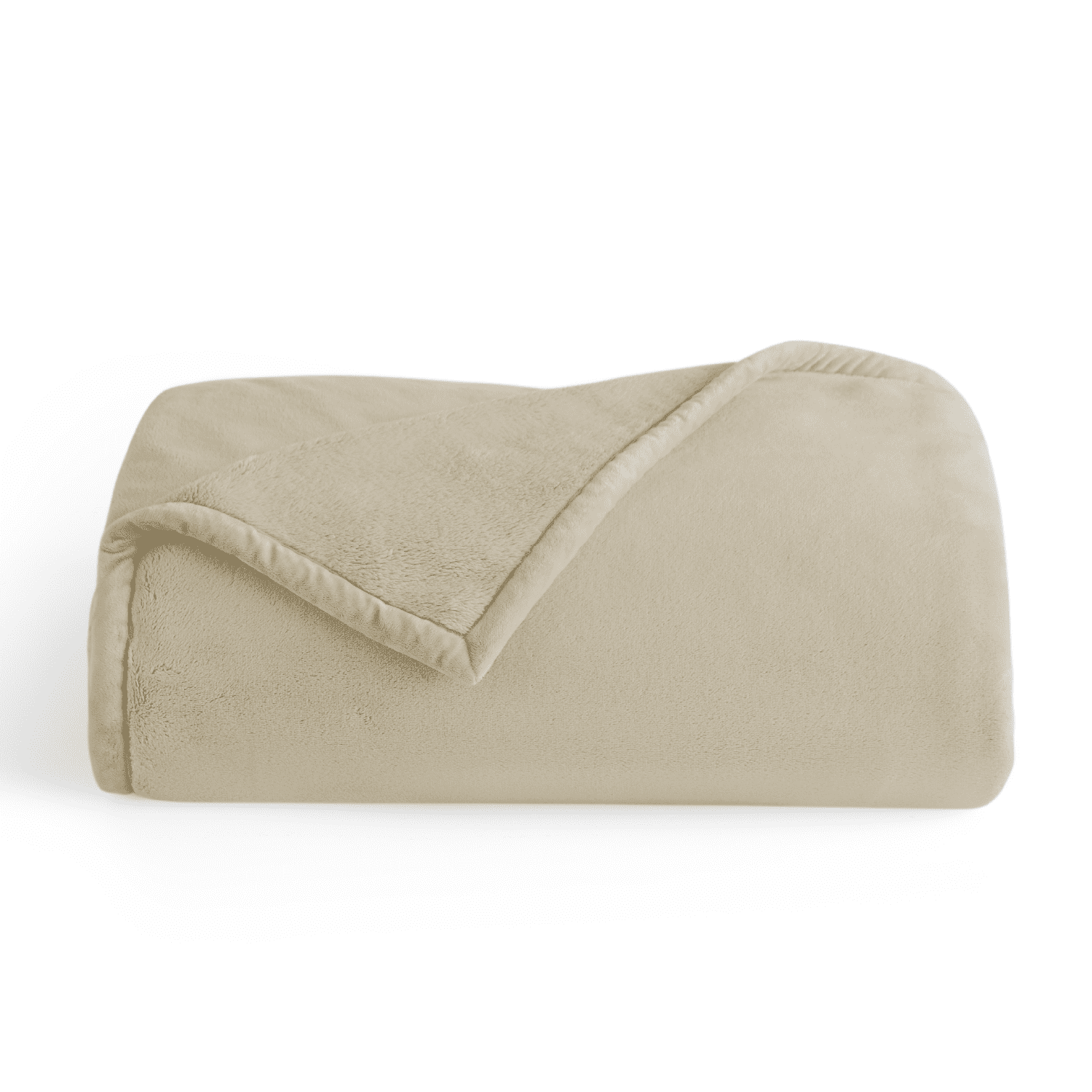 U by Bedsure Twin Blanket for Couch, Thick, Heavy & Warm Twin Blanket for Bed, 500Gsm Cozy Fleece Throws,Linen, 66x90 inch