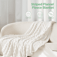thumbnail image 1 of U by Bedsure White Fleece Throw Blanket for Couch 260GSM - Super Soft Cozy Blankets for Women, Girls, 50x60 inches, 1 of 8
