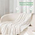 thumbnail image 1 of U by Bedsure White Fleece Throw-XL Blanket for Couch - Super Soft Cozy Blankets for Women, Girls, 50x70 inches, 1 of 7