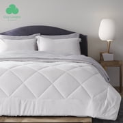 Cozy Comfort by Bedsure U by Bedsure White Queen Comforter Set - 7 Pieces Reversible White Bed Set , Bedding Set White with Comforters, Sheets, Pillowcases & Shams, White Bed in a Bag