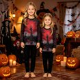 thumbnail image 1 of Cozy Comfy Matching Family Halloween Pajamas PJs Set, Cute Pumpkin Ghost Long Sleeve Loungewear Sleepwear Nightwear Gifts, 1 of 6