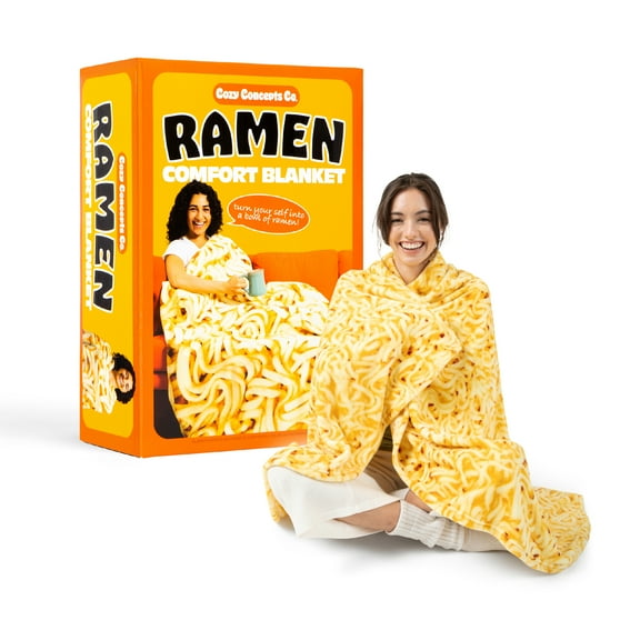 Cozy Concepts Ramen Comfort Throw Blanket 65", by What Do You Meme?
