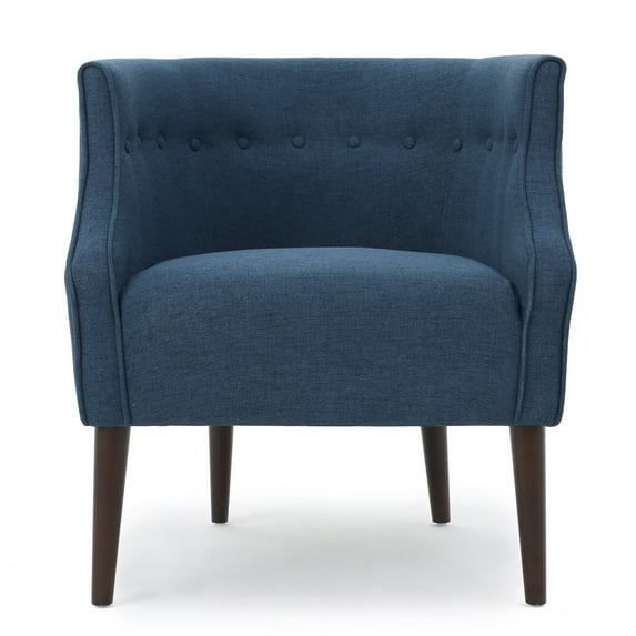 Cozy Contemporary Club Chair: Plush Upholstery & Birch Legs for Refined Relaxation