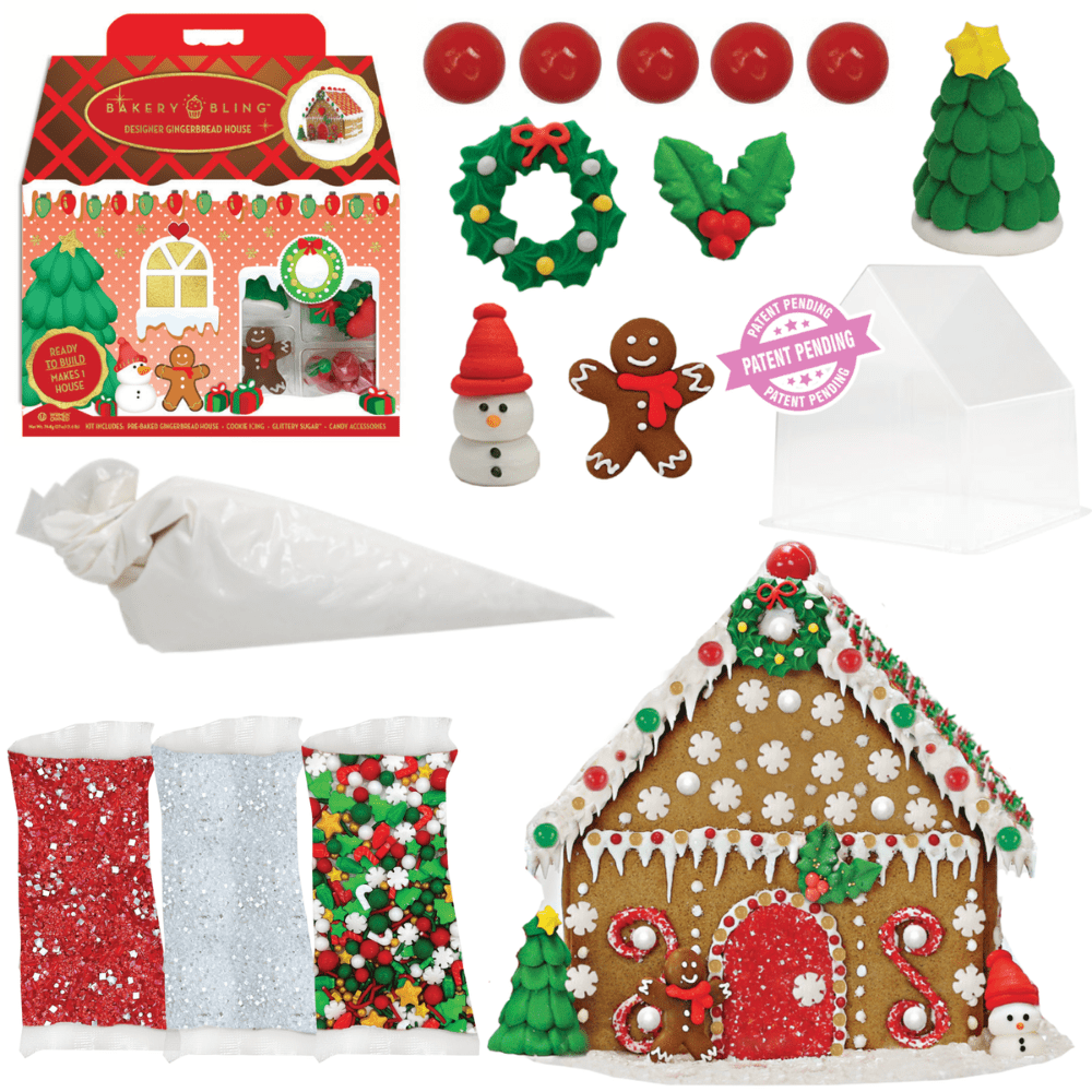 Cozy Cottage Gingerbread House Kit by Bakery Bling