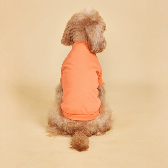 Cozy Cotton Pet Hoodie Fleece Warm Dog Vest Windproof Mountaineer Coat Dog Clothes for Walking Outdoor Apparel and Accessories for Small Medium Breed,Orange S