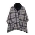 thumbnail image 1 of Cozy Couch Blanket with Button Closure Shawl 150x50cm Flannel for Home Office Multifunctional Couch Cover Blanket, 1 of 6