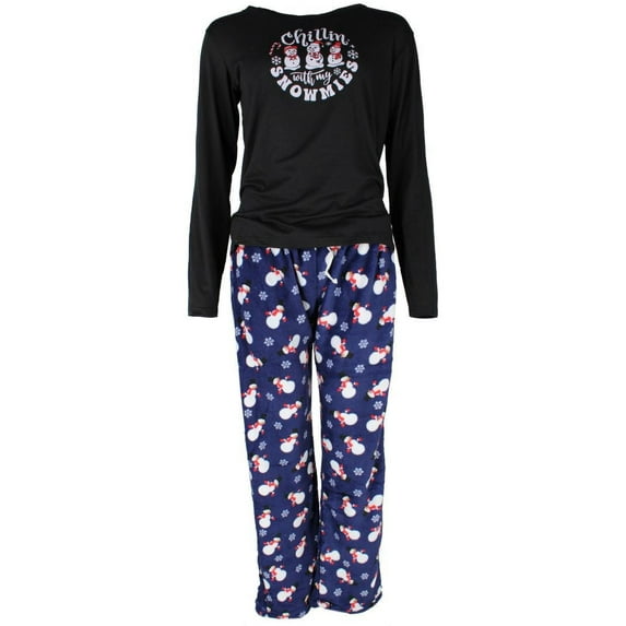 Cozy Couture Chilling with my Snowmies Pajama Set (Women's Plus)