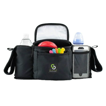 Cozy Cover 2400SC Stroller Caddy Organizer, Black & Insulated