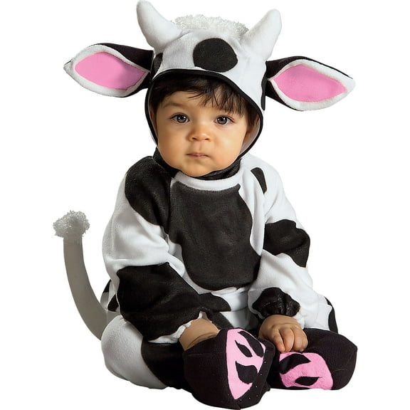 Rubies Udderly Adorable Cow Cozy Costume for Babies, Unisex 0-6 months