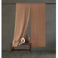 thumbnail image 1 of The Cozy Creations Set of 2 Rod Pocket Window Panels, 100% Cotton Curtain for Door ,Bedroom, Living Room and Kitchen, Thik Cotton Extra Long Blackout Curtains, Coca Brown, 44" Wide x 82" Length, 1 of 2