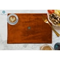 thumbnail image 1 of The Cozy Creations Velvet Placemats Set of 6, Rectangle Table Placemats Handmade Durable Luxury Table Mats for Dining Table Easy to Clean, Cinnamon Velvet Placemat, 13x18 Inch, 1 of 2