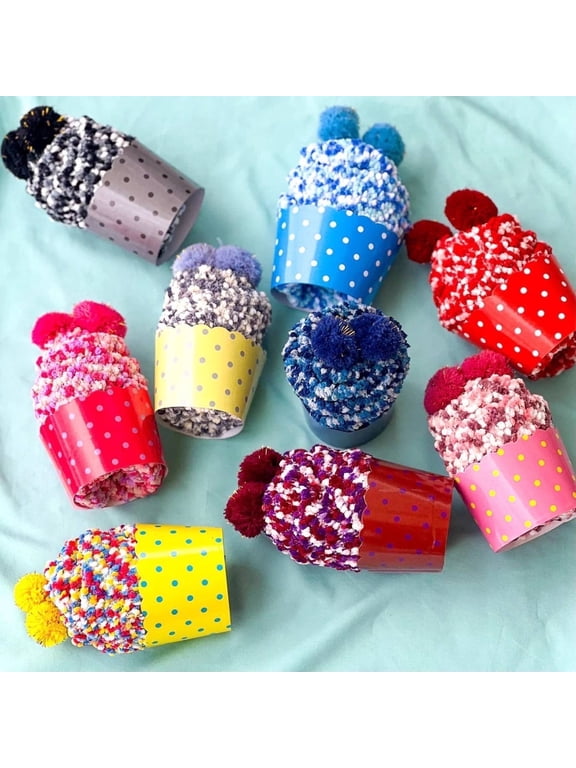 Cozy Cupcake Pom-Pom socks (Navy Available Only)
