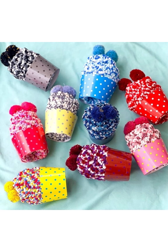 Cozy Cupcake Pom-Pom socks (Navy Available Only)