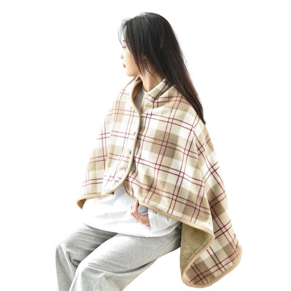 Cozy Daily Warmth Blanket Plaid Fleece Winter Throw Blanket for Daily Use at Home Work School Lightweight Temperature-locking Throw