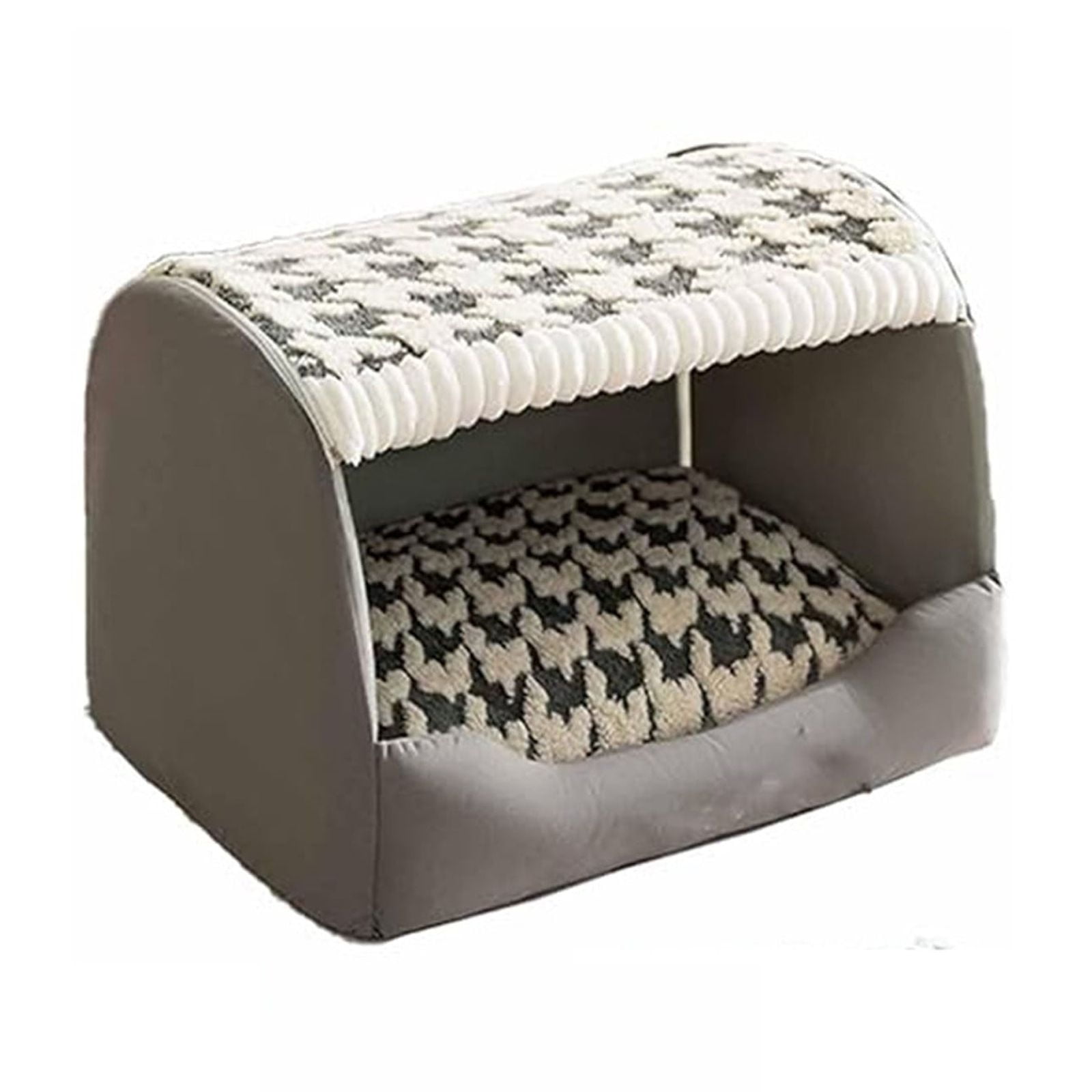 Cozy Dog House, Dogegis Dog Bed, Doggo Comfy Dog House Bed, Inside Dog House with Removable Cushion,for Small Medium Large Dogs Cats